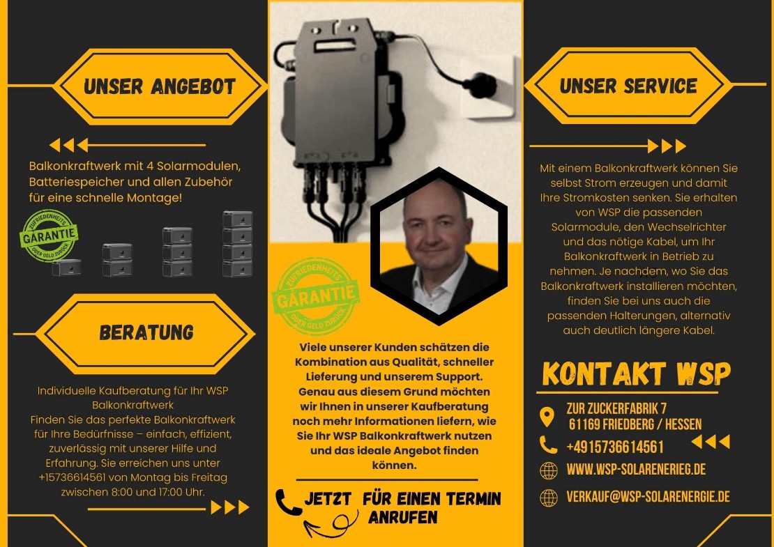 Information zu XXL-Balkonkraftwerk 