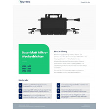 Hoymiles HMS-2000-4T Mikrowechselrichter für Vier Solar Module 2000 Watt mit optionalem WiFi für Balkonkraftwerk (Steuersatz: 0%