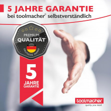toolmacher Teleskop Waschbürste 6m [5 JAHRE GARANTIE] - Waschbürste mit Teleskopstiel - Terrassendach Reiniger - Teleskopstange