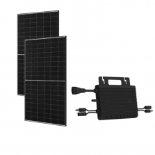 Balkonkraftwerk Ultra mit 2 Solarmodulen und Inverter