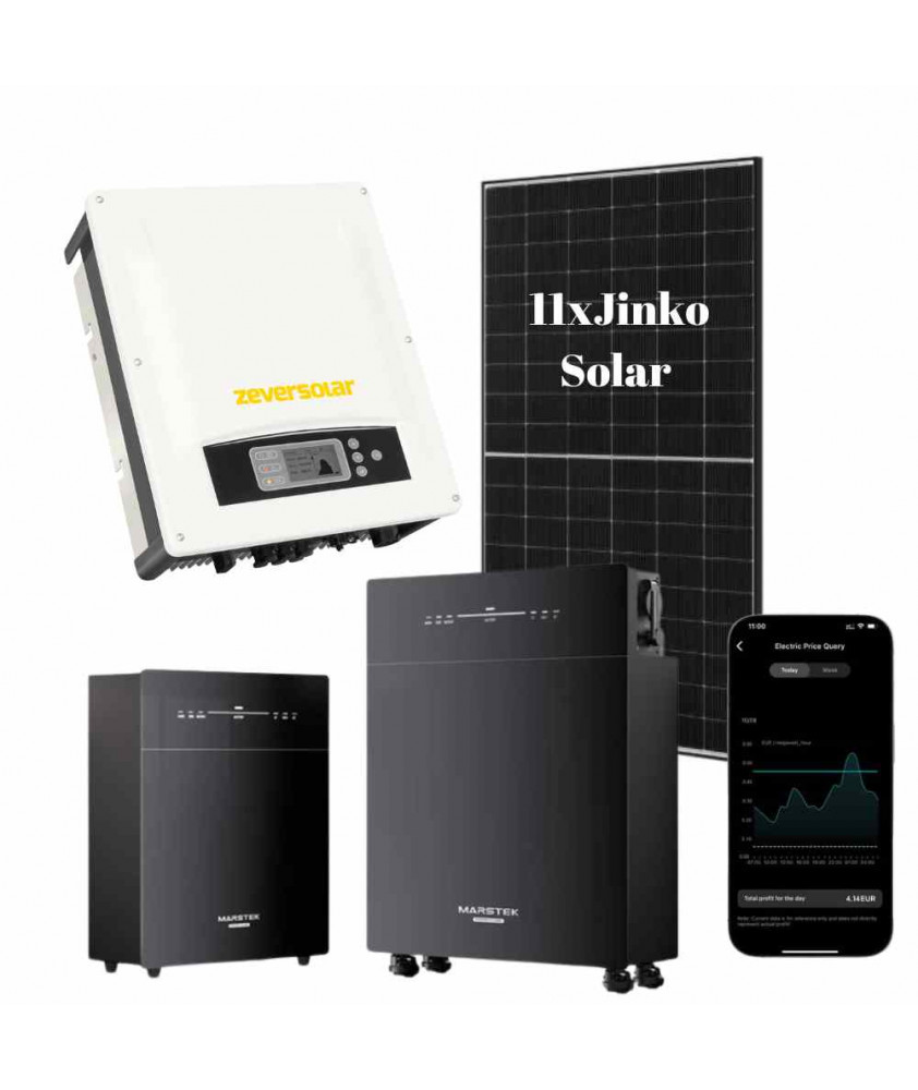 Solarset mit speicher und Smartphone Lösung