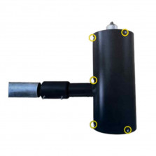 SkyWind NG micro wind turbine nacelle with mast adapter