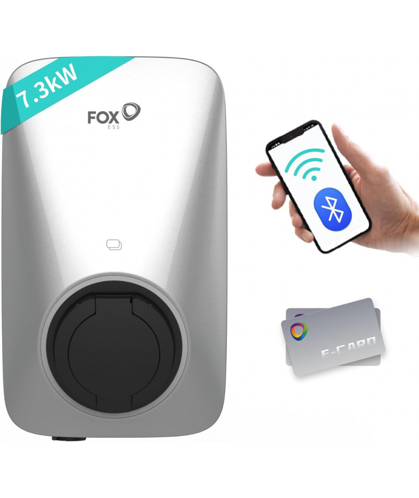 FoxEss 7.3kW Typ 2 EV-Ladegerät mit Smart APP