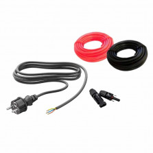 nennleistung pv anlage kabel set  Stecker schuko