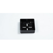 Endkappe ALU PA schwarz für 40x40-Profile