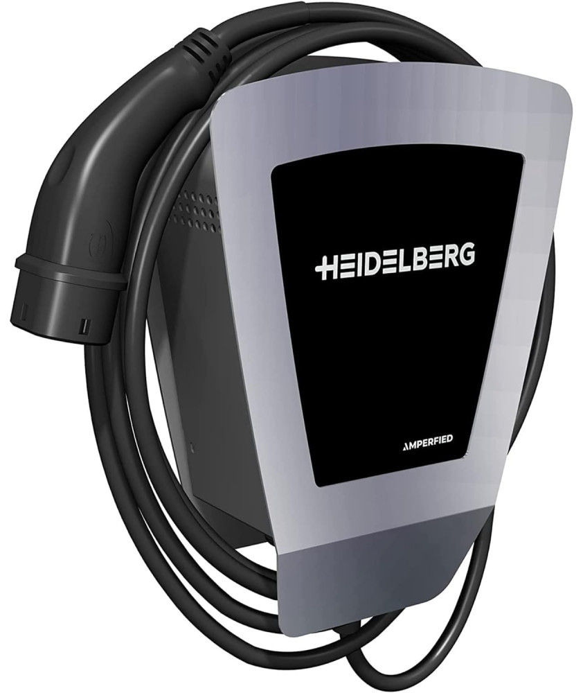 HEIDELBERG Wallbox 11 kW mit Typ 2 Ladekabel | 7,5 m Ladekabel | Optional 5 Jahre Garantie | Made in Germany | Einfache