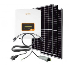 Balkonkraftwerk Solarpaneels plus Inverter