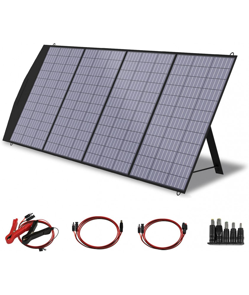 ALLPOWERS Faltbares Solarpanel 200W Solarmodul Solarladegerät Speziell US Solarzelle mit MC-4 Ausgang für Tragbare Powerstation