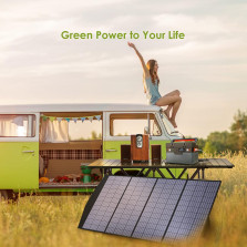 ALLPOWERS Faltbares Solarpanel 200W Solarmodul Solarladegerät Speziell US Solarzelle mit MC-4 Ausgang für Tragbare Powerstation