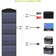 ALLPOWERS Faltbares Solarpanel 200W Solarmodul Solarladegerät Speziell US Solarzelle mit MC-4 Ausgang für Tragbare Powerstation