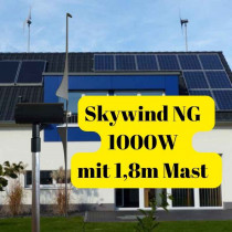 SkyWind NG small wind turbine including mounting system