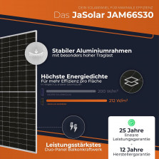 Solarway 1680W Balkonkraftwerk 1600W Komplett mit 1,6kWh Anker Speicher - Ausgang einstellbar 600/800/1600W - 4x420W Bifaziale
