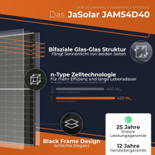 Solarway 1680W Balkonkraftwerk 1600W Komplett mit 1,6kWh Anker Speicher - Ausgang einstellbar 600/800/1600W - 4x420W Bifaziale