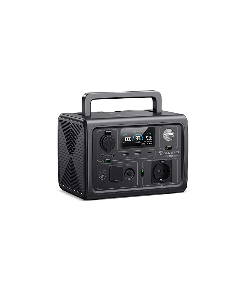 BLUETTI Powerstation EB3A, 268Wh LiFePO4 Batterie