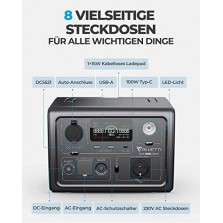 BLUETTI Powerstation EB3A, 268Wh LiFePO4 Batterie