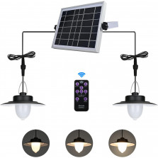ENCOFT Garten Solarlampen für Außen Hängend,Solar Hängelampe mit Bewegungsmelder Dimmbar Solar Hängeleuchte mit Fernbedienung