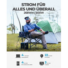 BLUETTI Powerstation EB3A, 268Wh LiFePO4 Batterie