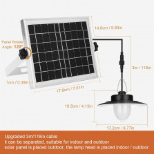 ENCOFT Garten Solarlampen für Außen Hängend,Solar Hängelampe mit Bewegungsmelder Dimmbar Solar Hängeleuchte mit Fernbedienung