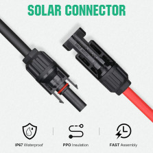ECO-WORTHY 130W 12V Solarpanel Flexibel Monokristallines Solarpanel, Solarmodul mit Ladekabel für Wohnmobil Auto Boot 12V