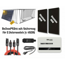 Vollständiges Paket als Balkonkraftwerk