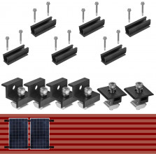 Balkonkraftwerk I Flachdach Halterung für PV Module I