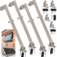 Verstellbare Solarmodul-Halterung (15-70°) – Ideal für Balkonkraftwerke, Dächer & mobile Anwendungen