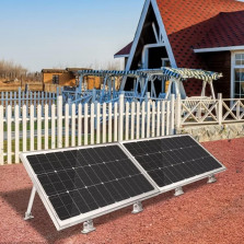 Verstellbare Solarmodul-Halterung (15-70°) – Ideal für Balkonkraftwerke, Dächer & mobile Anwendungen