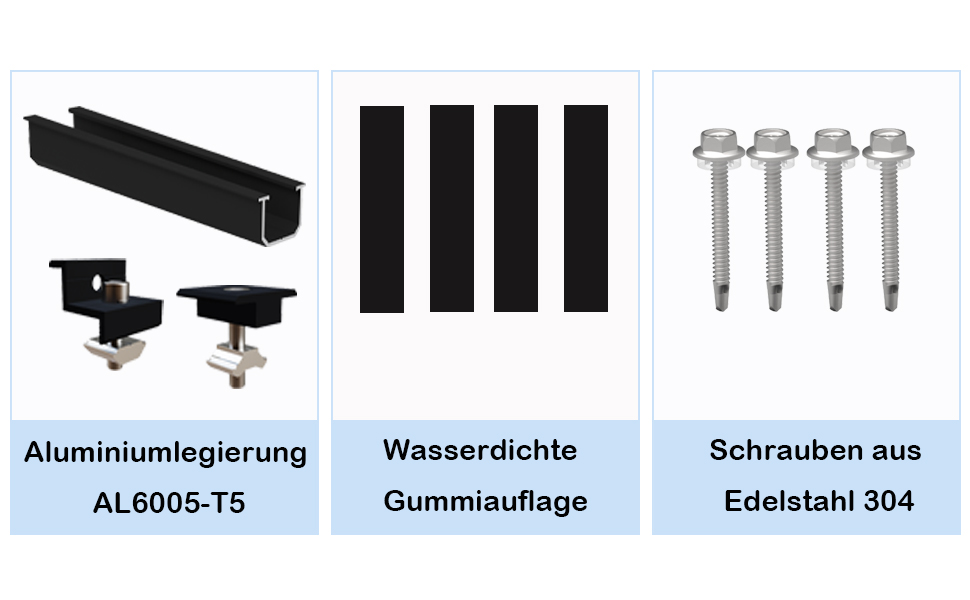 Solarmodul Halterung