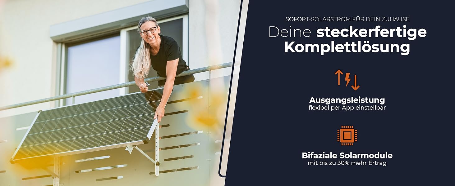 Balkonkraftwerk Komplett