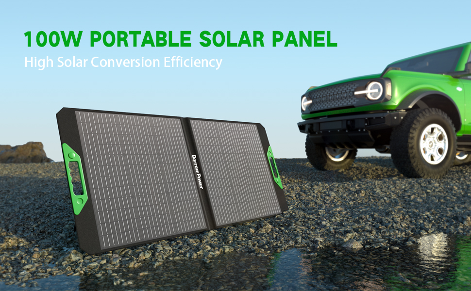 100 PORTABLE SOLAR PANEL